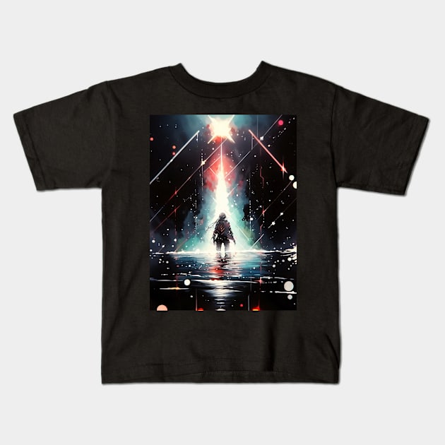 Spirit of the Shaman Kids T-Shirt by KorVal